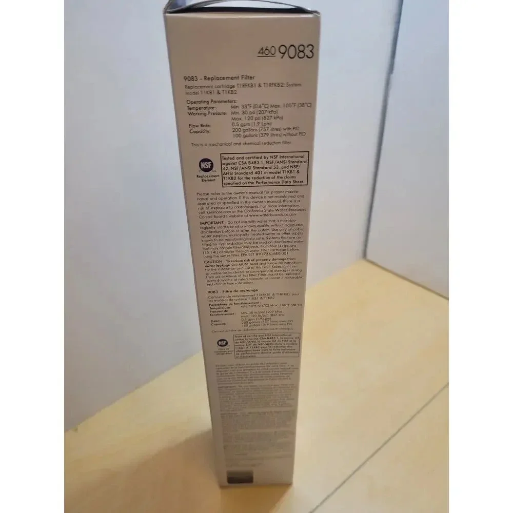 Kenmore 460 9083 Replacement Refrigerator Water Filter New Box Sealed